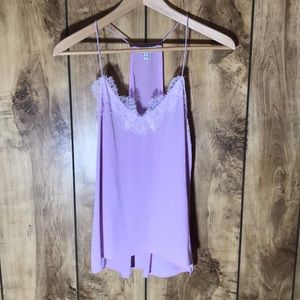 Cami nyc lilac v neck tank